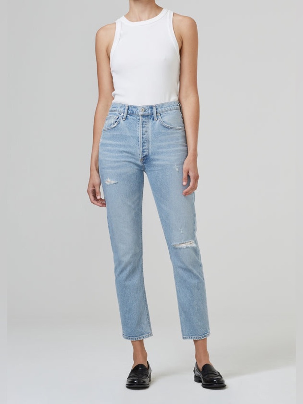Citizen of Humanity Jolene High Rise Straight Jeans